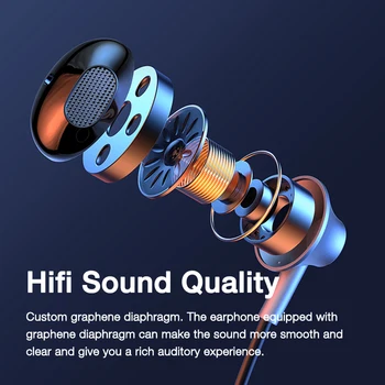 EARDECO 100 Ur Predvajanja Bluetooth Slušalke Bas Brezžične Slušalke Šport Stereo Bluetooth Slušalke Neckband Glasbo, Slušalke