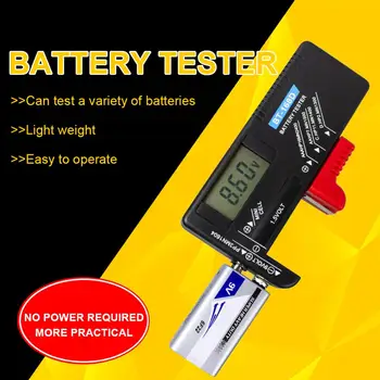 BT-168D Digitalni Prikaz Baterije Tester Zmogljivost Baterije Tester je Primerna za Odkrivanje 1/2/3/4/5 in 9v Baterije