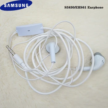 SAMSUNG Original Slušalke S5830/EHS61 Žično 3,5 mm za V uho Z Mikrofonom Za Samsung Galaxy S10 S8 S9 Plus S10e A30 A40 A50 A70