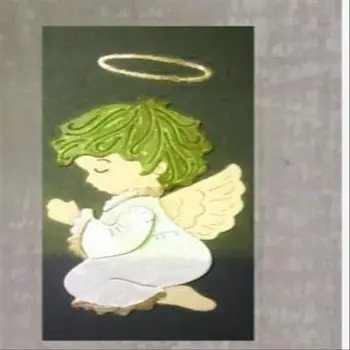 Angel otrok Rezanje Kovin Matrice za DIY Scrapbooking Album Papir, Kartice, Dekorativni Obrti Reliefi Die Kosi