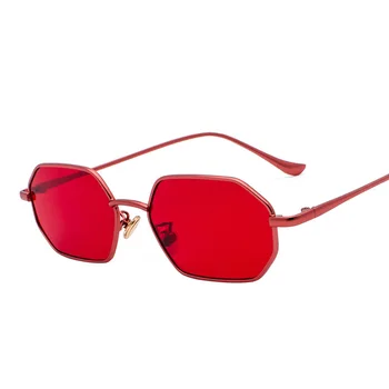 Retro Klasična Mala poligon sončna očala odtenkih za ženske Moški Ženske Luksuzni Kvadratnih sončna Očala Letnik Črno Ogledalo Očala UV400