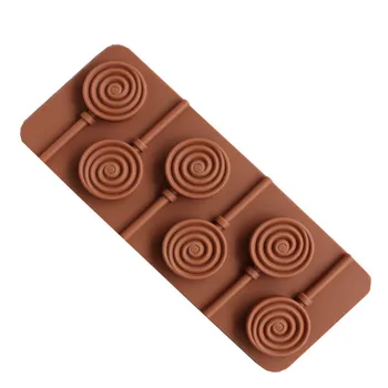 Ponovno non-stick Silikonsko Plesni Lollipop DIY Čokoladna Torta Dekoracijo Plesni Kuhinja, slaščičarna Peko Izdelavo Orodij 2021 Vroče
