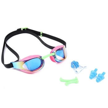Plavalna Očala Otroci Strokovno Anti-Fog UV Zaščito Nastavljiv Vodotesno Silikonsko Plavanje Očala Očala