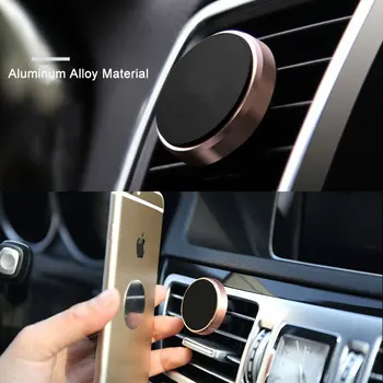 Univerzalni Ravno Palico Avto Magnetne Mobilni Telefon, Držalo za iPhone 6 7 Plus Xiaomi Huawei Mini Tablet Avto Volan zraka vent Gori