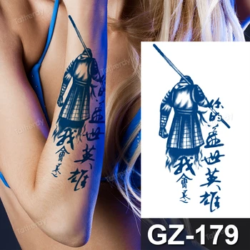 Nepremočljiva začasne tetovaže moških rokav zapestnica tatoo pismo krila cvetje dolgotrajno sok črnilo tattoo nalepke ponaredek body art
