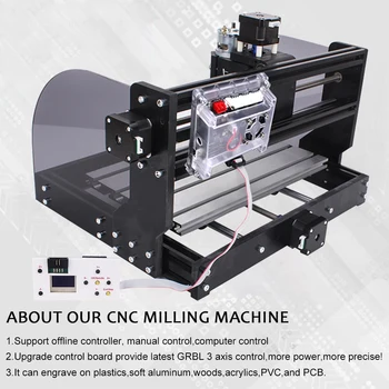 CNC 3018 Max Pro Laser Graverja GRBL Nadzor 3Axis DIY Graviranje Stroj PCB Rezkalni Stroj za Les PCB PVC Mini CNC3018