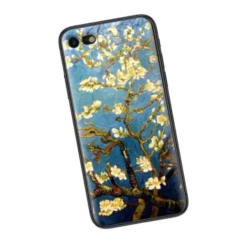 Za iPhone 11 12 Mini Pro 5 5S SE 5C 6 6S 7 8 X 10 XR XS Plus Max Za Mens Van Gogh Zvezdnato Noč Mehko TPU Telefon Zajema Primeru