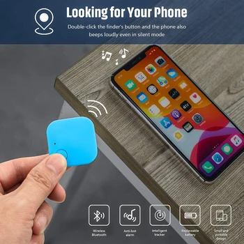 Smart Zakleniti Odkritelj Oznako Mini Anti Izgubil Alarm Bluetooth Smart Sledilnega GPS Lokator Keychain za Telefon Ključni Element hišni Ljubljenčki Otrok Iskanje
