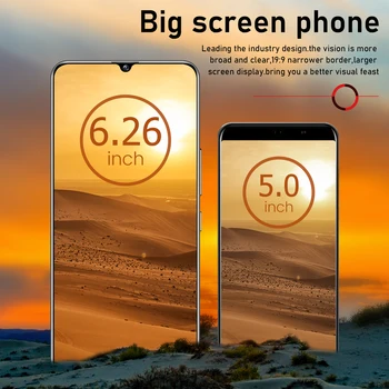 6.26 Palčni 8GB+256GB Pametni 6500mAh Mobilnikov Prodor na Globalni Različici 4G/5G Android 24MP+48MP Dvojno SIM pametni telefon