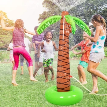 Otroci Igrajo Hiša Kopel Igrače razpršeno Vodo Drevo Tuš Plavati Bazen Otroci Električni Kita Kopel Žogo Z Lahka Glasba LED Darilo Poletje
