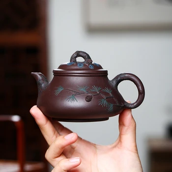 Yixing Vijolično Gline, Ročno Bor Čajnik Kitajski Kung Fu Zisha Grelnik Vode Ustvarjalne Teaware Pošlji Darilo Polje