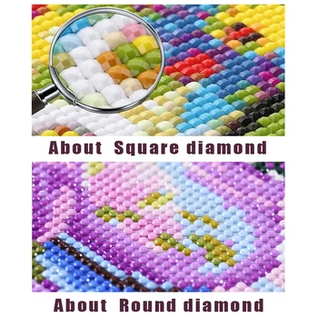 Celoten Kvadratni Slika Diamond Vezenje Jelena slike Umetnost DIY Diamond Barvanje Slike Z Okrasnih Doma Dekoracijo
