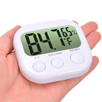 1pc Mini Digitalni LCD Zaprtih Termometer Temperatura 0-50 Vlažnost Meter Merilnik Orodje za Preizkus Temperatura Analiza Meritev Orodja