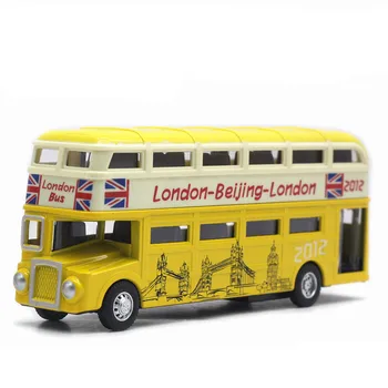 1:90 zlitine potegnite nazaj double-decker turistični avtobus avtobus,otrok izobraževalne igrače,simulacija, zvoka in svetlobe,brezplačna dostava