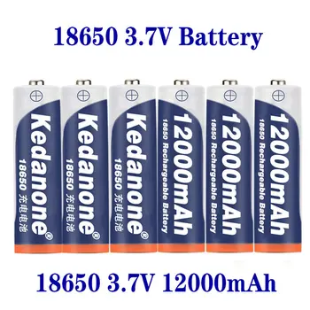 1-10pcs 18650 Baterija Akumulatorska Baterija 3,7 V 18650 12000mAh Zmogljivosti Li-ionska Akumulatorska Baterija Za Svetilko, Baklo Baterije
