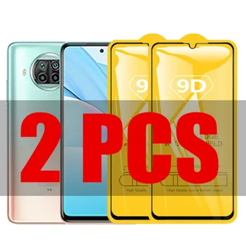 2Pcs 9D Stekla za Xiaomi Mi 10T Lite Zaščitno Steklo na za Xiomi Mi 10T lite 10Tlite mi10Tlite 5G Screen Protector Film