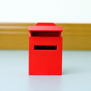 Lutke Lesene Nabiralnik Mail Post Box Miniaturni 1:12 Pravljice Vrtno Pohištvo Opremo