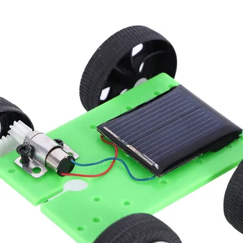 1Pc Mini Sončne Energije Avto Igrače za Otroke, Otroci Igrače DIY Skupščina Avto Izobraževalne Igrače Puzzle IQ Pripomoček Robot