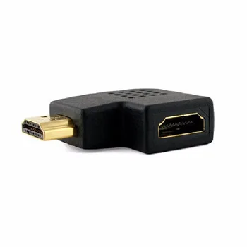 1080P Moški-Ženska HDMI-Compatibl Adapter Pretvornik 90 / 270 Stopinj Kota Zavijete Desno / Levo Za 180 360-Stopinjski Vrtečih Priključek