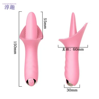 Masturbator Vibratorji za Ženske Klitoris Stimulator Intimno Blaga Jezika Lizanje Seks Pralni Odraslih Igrače Womanizer