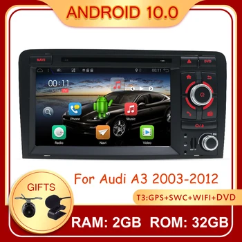 Bosion Android 10.0 Avto Radio Multimedijski Predvajalnik Videa, Samodejno Stereo GPS Za Audi A3 8P 2003-2013 2Din Z DVD-7 Palčni Zaslon na Dotik