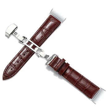 Essidi Premium Metulj Sponke Usnjeni Trak Za Fitbit Polnjenje 4 3 2 Watch Zapestnica manžeta Zanke Za Fitbit Polnjenje 3 4 SE