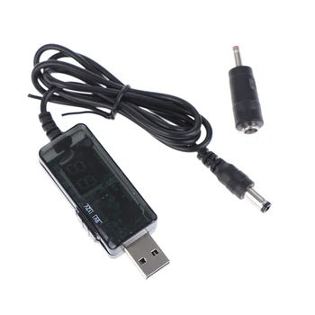USB Boost Converter DC 5V, Da 9V 12V USB Step-up Pretvornik Kabel + 3.5x1.35mm Connecter Za napajalnik/Polnilec/Napajanje Pretvornika