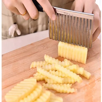 Multi-funkcijo kanček black wave cutter naprava kuhinja artefakt krompirja slicer krompirček shredder rezalnik zelenjave