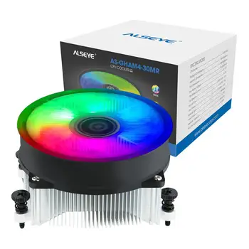 ALSEYE Heatsink CPU Hladilnik z 90 mm 3pin Fan Eno RGB 2400RPM za AMD AM4 Vtičnico