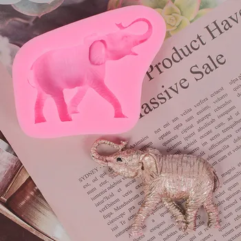 3D Živali Sloni čokoladno milo plesni čokoladna torta dekoraterstvo orodja DIY peko Jello Jelly fondat silikonsko plesni