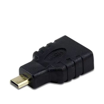 Mikro HDMI (združljiv s HDMI-združljiv Adapter pozlačeno 1.4 3D Podaljšek Adapter 1080P Pretvornik za HDTV Tablet Fotoaparat