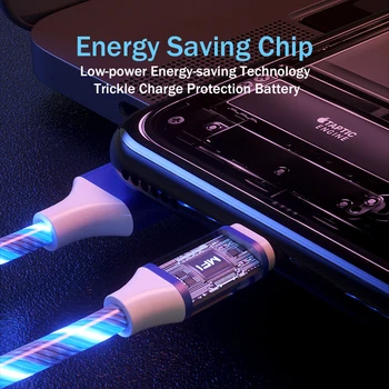 3in1 LED osvetlitev, USB Kabel Micro USB Tip C 8Pin Kabel za Polnjenje za iPhone 11 X Huawei Samsung Multi usb Vrata USB C Telefonski Kabel
