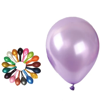 100 kozarcev Kovinski Baloni Multicolor Chrome Baloni Helij Sijoče Balone in zabavo Dekoracijo za Rojstni dan Diplomi Poroko