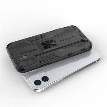 Oklep Shockproof Telefon Primerih Za iPhone 12 11 11Pro Max XR XS Max X 8 7 6S Plus Stojalo Držalo za Telefon Kritje Za iPhone 12 Mini Capa