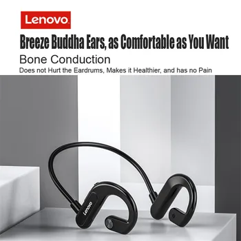 Lenovo X3 Brezžični Bluetooth5.0 Slušalke Kostne Prevodnosti Šport Slušalke IPX5 Nepremočljiva Neckband z Mic šumov Slušalka