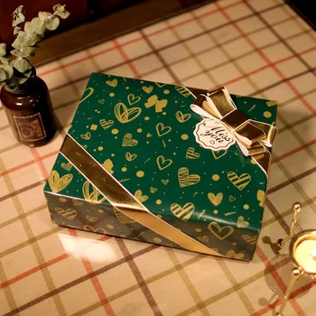 Smaragdno ovojni papir, Ljubezen Srce Valentinovo Aluminija Gradient Počitnice darilni papir Božič Poročno darilo ovojni papir, 50*70 cm