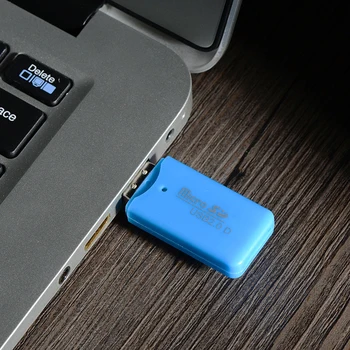 TF Micro SD Card Reader USB 2.0 Na USB Micro SD Adapter Flash Disk Smart Memory Card Reader Plastično Mini Cardreader