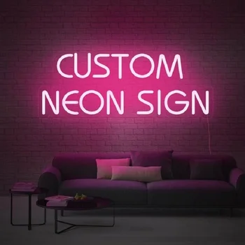 OHANEE Design Ime po Meri Logo Led Neon Znak Luč za Sobi Poročno zabavo, Rojstni dan Spalnica Osebno Ime Dekoracijo