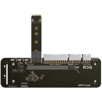 R3G M. 2 Tipko M za NVMe Zunanje Grafične Kartice Stojalo Nosilec PCIe 3.0 X16, X4 Biti Kabel 32Gbs Za ITX STX NUC VEGA64 GTX1080ti