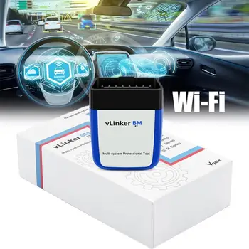 ELM327/ELM329 Vgate Vlinker BM+OBD2 V2.2 Wifi/Bluetooth Dvojni Način 4.0 za Diagnostiko Avtomobilov Napake Detektor za Android/Apple