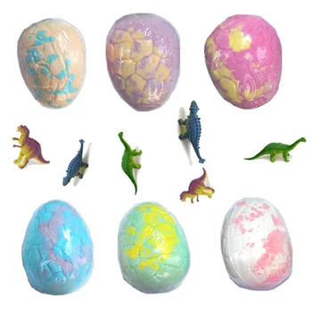 6 Kos Dinozaver jajca eksplozije kopel soli žogo rich multi mehurček mehurček žogo mila kopeli žogo poslati 6 kos dinozaver igrače za otroke