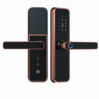 Tuya X5 Nepremočljiva Tuya Biometrični čitalnik Prstnih Zaklepanje, Varnostna Inteligentni Smart Lock Z WiFi APP Geslo RFID Zaklepanje Vrat