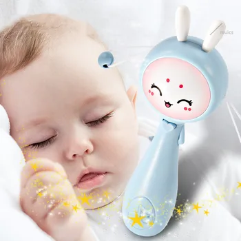 Bebê música mordedor chocalho brinquedo para a criança 0-12 educação berço móvel crianças cama kitajsko recém-nascido carrinho de se