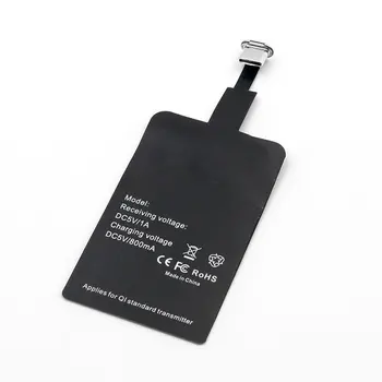 Qi Brezžično Polnjenje Sprejemnika Adapter za Mikro TypeC Prenosni Avto Polnilec Zavihku foriPhone 6s 7 8 Plus SE Universal
