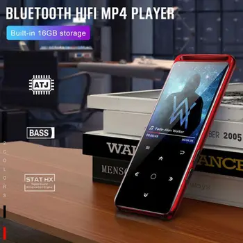 M6 Bluetooth, MP3, MP4 Predvajalnik Glasbe 16GB Hi-fi Avdio Predvajalniki Z UKV-Radio E-Knjige Snemalnik