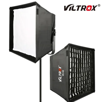 Viltrox VK-60 Bliskavico LED luči SoftBox difuzor Svetlobnih Kompleti Krat na Prostem Dežnik za Viltrox VL-40T VL-50T VL-60T VL-85T