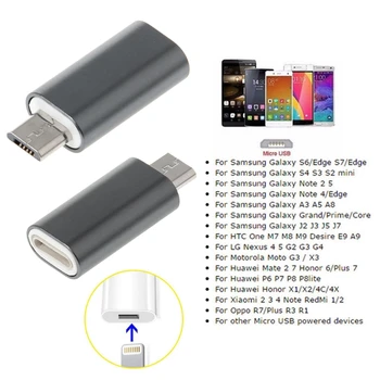 Lightning 8Pin Kabel Micro USB Moški Adapter, Priključek za Samsung Xiaomi Huawei mobilni telefon Android Tablet PC