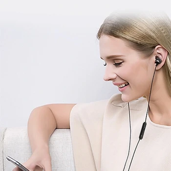 3,5 mm Žične Slušalke Z Bas Čepkov Stereo Slušalke Glasbo, Slušalke Športne Slušalke Gaming Slušalke Z Mikrofonom za Xiaomi