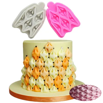 1Pcs Sugarcraft Silikonsko plesni fondat plesni torta dekoraterstvo orodja čokolada plesni poročni dekoracijo plesni