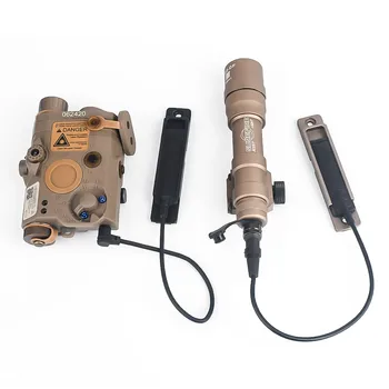 Taktično M-LOK Keymod Žep Plošča Za Softair PEQ15 DBAL-A2 Laser M300 M600 Svetilka Pritisk Tipke Orožje Stikala za Luč Reža